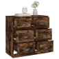 vidaXL Sideboard Räuchereiche 70x35,5x67,5 cm Holzwerkstoff vidaXL Sideboard Räuchereiche 70x35,5x67,5 cm Holzwerkstoff