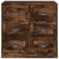vidaXL Sideboard Räuchereiche 70x35,5x67,5 cm Holzwerkstoff vidaXL Sideboard Räuchereiche 70x35,5x67,5 cm Holzwerkstoff