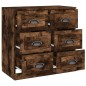 vidaXL Sideboard Räuchereiche 70x35,5x67,5 cm Holzwerkstoff vidaXL Sideboard Räuchereiche 70x35,5x67,5 cm Holzwerkstoff