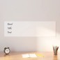 vidaXL Magnettafel Wandmontage Weiß 100x30 cm Hartglas vidaXL Magnettafel Wandmontage Weiß 100x30 cm Hartglas