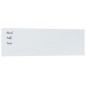 vidaXL Magnettafel Wandmontage Weiß 100x30 cm Hartglas vidaXL Magnettafel Wandmontage Weiß 100x30 cm Hartglas
