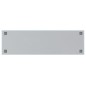 vidaXL Magnettafel Wandmontage Weiß 100x30 cm Hartglas vidaXL Magnettafel Wandmontage Weiß 100x30 cm Hartglas
