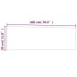 vidaXL Magnettafel Wandmontage Weiß 100x30 cm Hartglas vidaXL Magnettafel Wandmontage Weiß 100x30 cm Hartglas