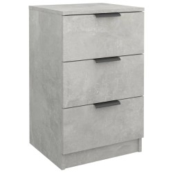 vidaXL Nachttisch Betongrau 40x36x65 cm