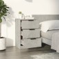 vidaXL Nachttisch Betongrau 40x36x65 cm vidaXL Nachttisch Betongrau 40x36x65 cm
