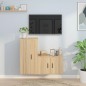 vidaXL 2-tlg. TV-Schrank-Set Sonoma-Eiche Holzwerkstoff vidaXL 2-tlg. TV-Schrank-Set Sonoma-Eiche Holzwerkstoff