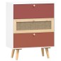 vidaXL Sideboard mit Schubladen 60x30x75 cm Holzwerkstoff vidaXL Sideboard mit Schubladen 60x30x75 cm Holzwerkstoff