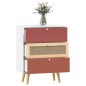 vidaXL Sideboard mit Schubladen 60x30x75 cm Holzwerkstoff vidaXL Sideboard mit Schubladen 60x30x75 cm Holzwerkstoff