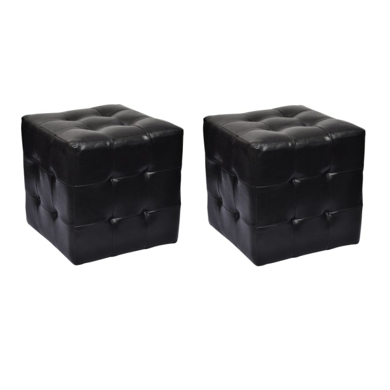 vidaXL Hocker Schwarz vidaXL Hocker Schwarz