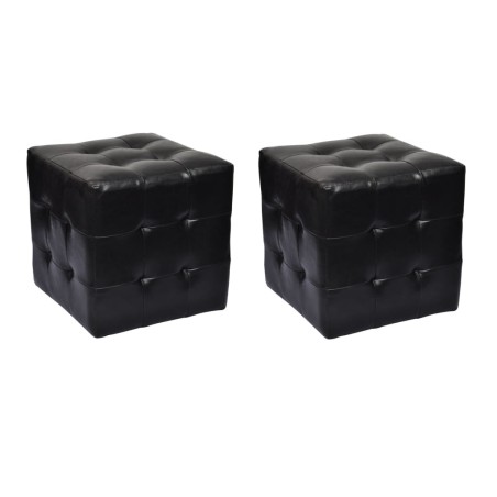 vidaXL Hocker Schwarz 