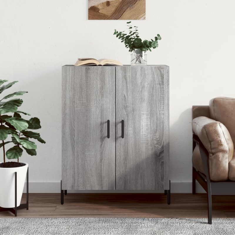 vidaXL Sideboard Grau Sonoma 69,5x34x90 cm Holzwerkstoff vidaXL Sideboard Grau Sonoma 69,5x34x90 cm Holzwerkstoff