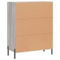 vidaXL Sideboard Grau Sonoma 69,5x34x90 cm Holzwerkstoff vidaXL Sideboard Grau Sonoma 69,5x34x90 cm Holzwerkstoff