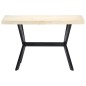 vidaXL Esstisch Weiß 120x60x75 cm Massivholz Mango vidaXL Esstisch Weiß 120x60x75 cm Massivholz Mango