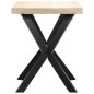 vidaXL Esstisch Weiß 120x60x75 cm Massivholz Mango vidaXL Esstisch Weiß 120x60x75 cm Massivholz Mango