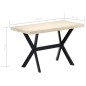 vidaXL Esstisch Weiß 120x60x75 cm Massivholz Mango vidaXL Esstisch Weiß 120x60x75 cm Massivholz Mango