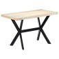 vidaXL Esstisch Weiß 120x60x75 cm Massivholz Mango vidaXL Esstisch Weiß 120x60x75 cm Massivholz Mango