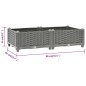 vidaXL Hochbeet 80x40x23 cm Polypropylen vidaXL Hochbeet 80x40x23 cm Polypropylen