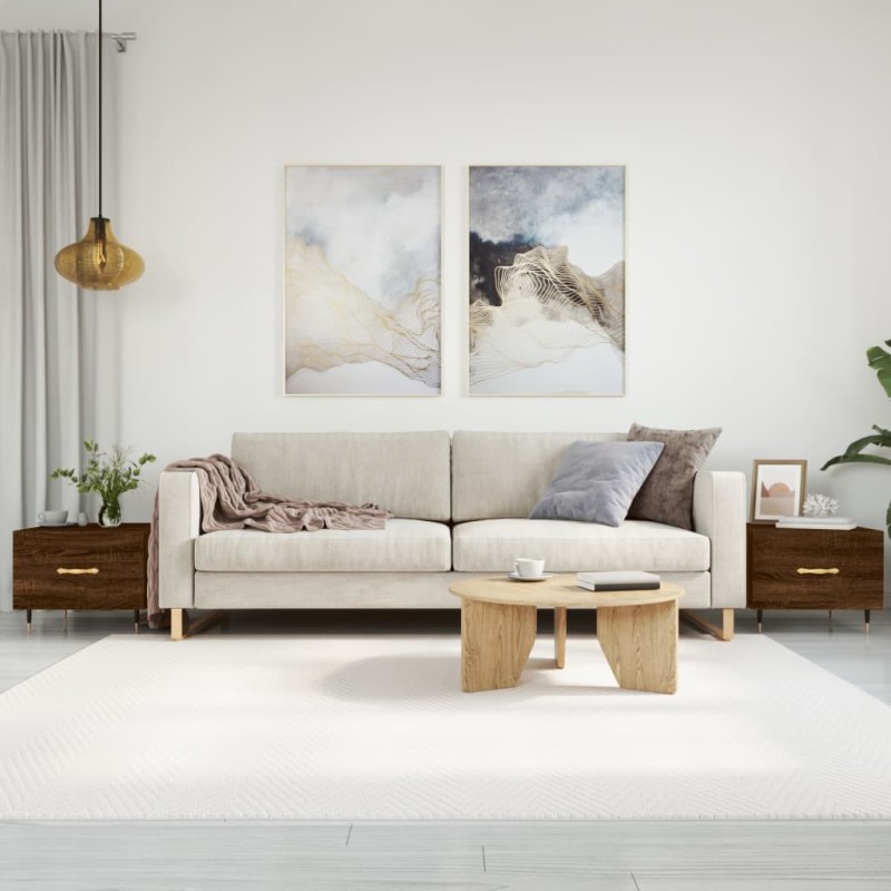 vidaXL Couchtische 2 Stk. Braun Eichen-Optik 50x50x40 cm Holzwerkstoff vidaXL Couchtische 2 Stk. Braun Eichen-Optik 50x50x40 cm Holzwerkstoff
