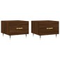 vidaXL Couchtische 2 Stk. Braun Eichen-Optik 50x50x40 cm Holzwerkstoff vidaXL Couchtische 2 Stk. Braun Eichen-Optik 50x50x40 cm Holzwerkstoff
