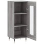 vidaXL Sideboard Grau Sonoma 34,5x34x90 cm Holzwerkstoff vidaXL Sideboard Grau Sonoma 34,5x34x90 cm Holzwerkstoff