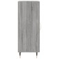 vidaXL Sideboard Grau Sonoma 34,5x34x90 cm Holzwerkstoff vidaXL Sideboard Grau Sonoma 34,5x34x90 cm Holzwerkstoff