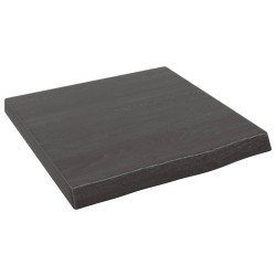 vidaXL Waschtischplatte Dunkelgrau 40x40x4 cm Massivholz Behandelt