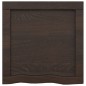 vidaXL Waschtischplatte Dunkelgrau 40x40x4 cm Massivholz Behandelt vidaXL Waschtischplatte Dunkelgrau 40x40x4 cm Massivholz Behandelt