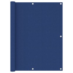 vidaXL Balkon-Sichtschutz Blau 120x400 cm Oxford-Gewebe