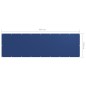 vidaXL Balkon-Sichtschutz Blau 120x400 cm Oxford-Gewebe vidaXL Balkon-Sichtschutz Blau 120x400 cm Oxford-Gewebe