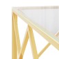 vidaXL Couchtisch 80x80x40 cm Edelstahl und Glas vidaXL Couchtisch 80x80x40 cm Edelstahl und Glas