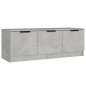 vidaXL TV-Schrank Betongrau 102x35x36,5 cm Holzwerkstoff vidaXL TV-Schrank Betongrau 102x35x36,5 cm Holzwerkstoff