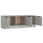 vidaXL TV-Schrank Betongrau 102x35x36,5 cm Holzwerkstoff vidaXL TV-Schrank Betongrau 102x35x36,5 cm Holzwerkstoff