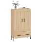 vidaXL Highboard Sonoma-Eiche 69,5x31x115 cm Holzwerkstoff vidaXL Highboard Sonoma-Eiche 69,5x31x115 cm Holzwerkstoff