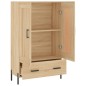 vidaXL Highboard Sonoma-Eiche 69,5x31x115 cm Holzwerkstoff vidaXL Highboard Sonoma-Eiche 69,5x31x115 cm Holzwerkstoff