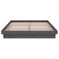 vidaXL Massivholzbett Grau 135x190 cm vidaXL Massivholzbett Grau 135x190 cm