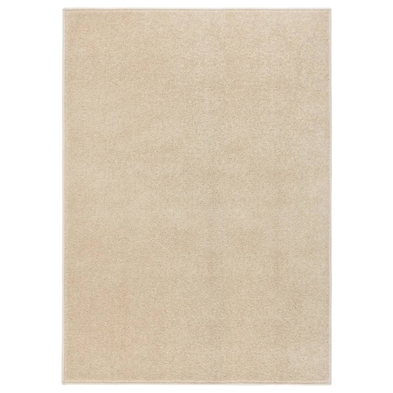 vidaXL Teppich Kurzflor 140x200 cm Beige vidaXL Teppich Kurzflor 140x200 cm Beige