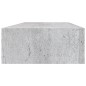 vidaXL Wand-Schubladenregal Betongrau 60x23,5x10 cm MDF vidaXL Wand-Schubladenregal Betongrau 60x23,5x10 cm MDF