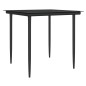 vidaXL 5-tlg. Garten-Essgruppe mit Kissen Poly Rattan und Stahl vidaXL 5-tlg. Garten-Essgruppe mit Kissen Poly Rattan und Stahl