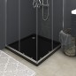 vidaXL Duschtasse ABS Quadratisch Schwarz 80x80 cm vidaXL Duschtasse ABS Quadratisch Schwarz 80x80 cm