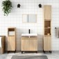 vidaXL Badschrank Sonoma-Eiche 58x33x60 cm Holzwerkstoff vidaXL Badschrank Sonoma-Eiche 58x33x60 cm Holzwerkstoff