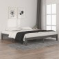 vidaXL Massivholzbett Grau 180x200 cm vidaXL Massivholzbett Grau 180x200 cm