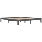 vidaXL Massivholzbett Grau 180x200 cm vidaXL Massivholzbett Grau 180x200 cm