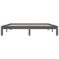 vidaXL Massivholzbett Grau 180x200 cm vidaXL Massivholzbett Grau 180x200 cm