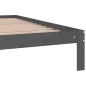vidaXL Massivholzbett Grau 180x200 cm vidaXL Massivholzbett Grau 180x200 cm