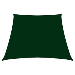 vidaXL Sonnensegel Oxford-Gewebe Trapezförmig 3/5x4 m Dunkelgrün