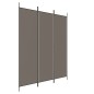 vidaXL 3-tlg. Paravent Anthrazit 150x220 cm Stoff vidaXL 3-tlg. Paravent Anthrazit 150x220 cm Stoff