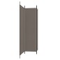 vidaXL 3-tlg. Paravent Anthrazit 150x220 cm Stoff vidaXL 3-tlg. Paravent Anthrazit 150x220 cm Stoff