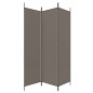vidaXL 3-tlg. Paravent Anthrazit 150x220 cm Stoff vidaXL 3-tlg. Paravent Anthrazit 150x220 cm Stoff