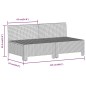 vidaXL 8-tlg. Garten-Lounge-Set mit Kissen Grau Poly Rattan vidaXL 8-tlg. Garten-Lounge-Set mit Kissen Grau Poly Rattan