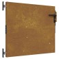 vidaXL Gartentor 85x100 cm Cortenstahl vidaXL Gartentor 85x100 cm Cortenstahl